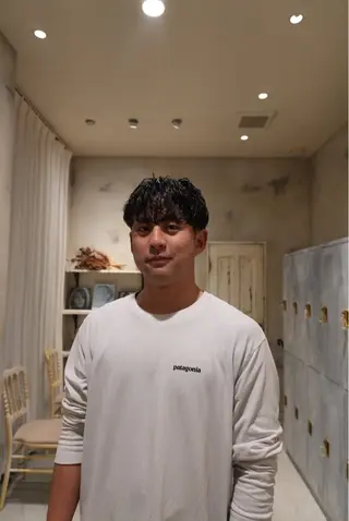 メンズ ショート・ボブ れいかのヘアスタイル