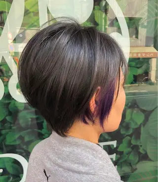 ショート カラー 薬師寺 優のヘアスタイル