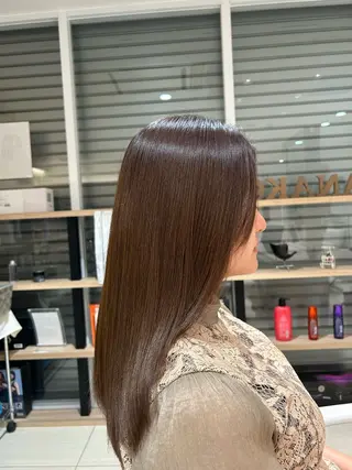 ロング 銀座シロー　村山 レツのヘアスタイル