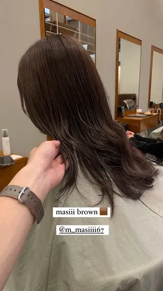 セミロング カラー 原宿/ケパーマ 🧺ユウマのヘアスタイル