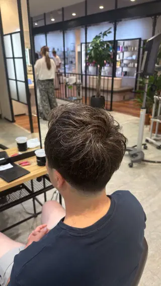 ショート メンズ 透明感カラー艶 💫TAISEI💫のヘアスタイル