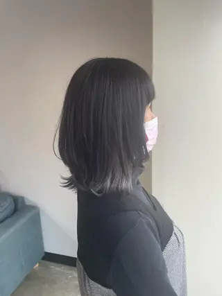 カラー 顔まわり/W カラー/リョウのヘアスタイル