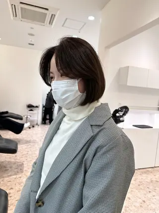 ショート カラー 🌿レイヤー/ブリー チ/🌿JINのヘアスタイル