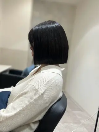 ショート 髪質改善縮毛矯正/ 銀座/堤　葵生のヘアスタイル