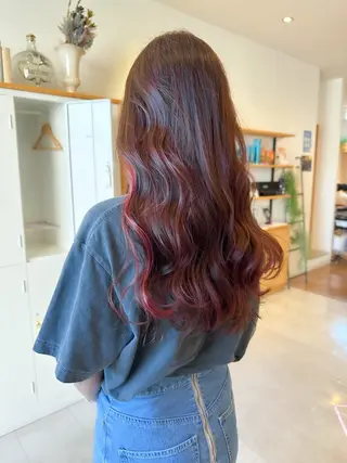 ロング 小笹 叶愛のヘアスタイル