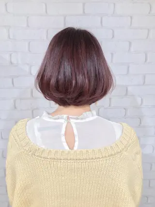ミディアム カラー エクステ(レミー毛) NINEのヘアスタイル