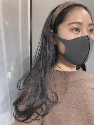 ロング カラー ヘアアレンジ ボブパーマコテ巻き風 パーマNo1深江秀平のヘアスタイル