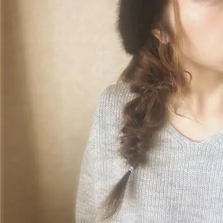 セミロング カラー パーマ ヘアアレンジ メンズ キッズ ネイル マツエク・マツパ premier modelsのヘアスタイル