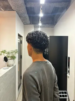 パーマ メンズ しゅり Flag hairのヘアスタイル