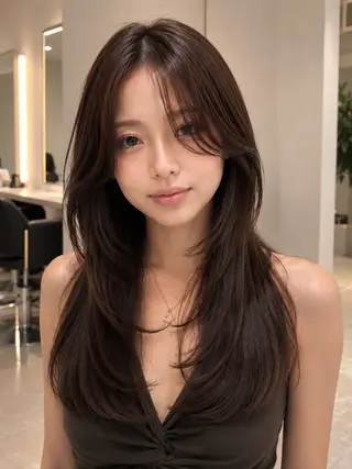 セミロング カラー ✨毛髪診断で絶対綺麗 ✨美髪艶髪専門✨高浪のヘアスタイル