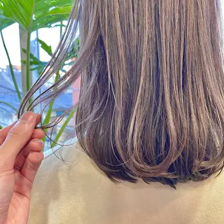 ミディアム カラー ヘアアレンジ 【ダメージレス施術】 【透明感】北村 拓也のヘアスタイル