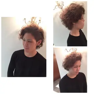 ショート ミディアム メンズ 松永 雄樹のヘアスタイル
