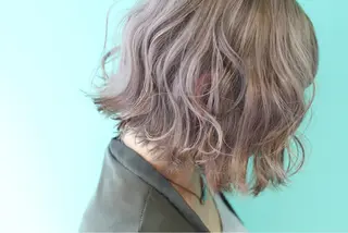 ミディアム カラー 堺 鳳 ママ美容師 yukariのヘアスタイル