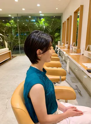 ショート 中尾 文哉のヘアスタイル