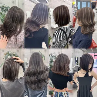 カラー Asami/名古屋/ ハイトーン/デザインのヘアスタイル