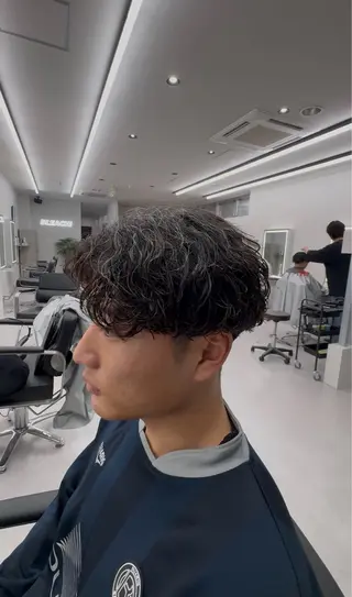 メンズ LEO/メンズパーマ 指名客100人超のヘアスタイル