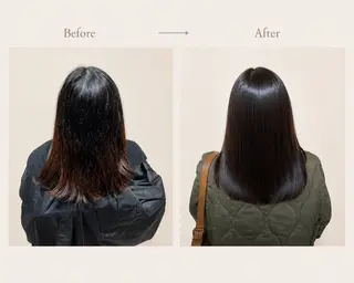 セミロング 連下 愛唯のヘアスタイル