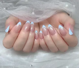 ネイル 🎀PG🩵 ネイルサロンのネイルデザイン
