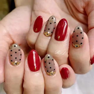 ネイル モチの良さ◉ フィルインネイル♡のネイルデザイン