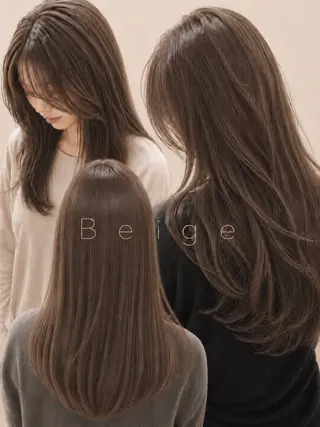 ミディアム hikaru💘髪質 改善 透明感カラーのヘアスタイル