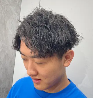 パーマ メンズ 京都河原町 メンズパーマ助川龍哉のヘアスタイル
