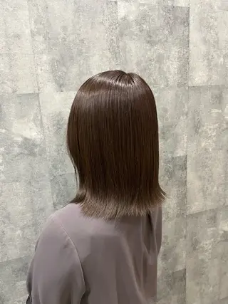 ミディアム 透明感カラー/ 冨永隆誠のヘアスタイル