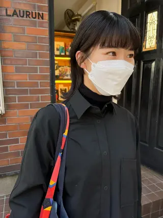 ミディアム eri kinjoのヘアスタイル