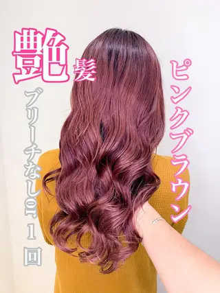 ロング カラー 縮毛矯正/髪質改善 /韓国風 山川春輝のヘアスタイル