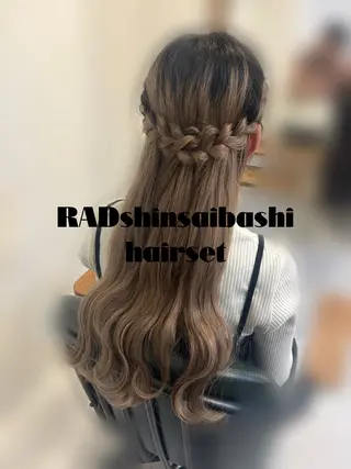 ヘアアレンジ RAD心斎橋 .†⋆RICOのマツエク・マツパデザイン