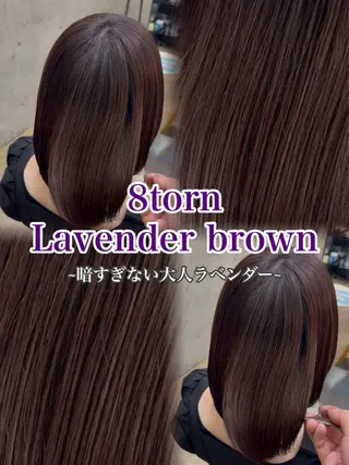 ミディアム カラー ブラウンカラー特化/ 艶✖️上品/修生のヘアスタイル