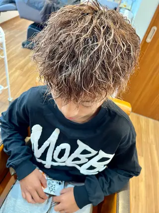 パーマ メンズ 心cocoro Shizukaのヘアスタイル