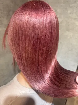 セミロング 髪質改善池袋𓊆 大士𓊇ダブルカラーのヘアスタイル