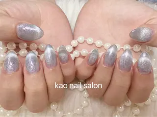 ネイル kao nail マグネット/長さだしのネイルデザイン