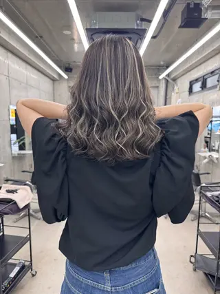 カラー Asami/名古屋/ ハイトーン/デザインのヘアスタイル