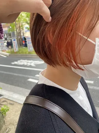 ショート カラー メンズ特化美容師 カラー専門ぺーターのヘアスタイル