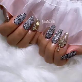 ロング ネイル BELLUNA Mizuki❤︎のネイルデザイン