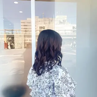 セミロング ヘアアレンジ このみ/透明感カラー /ヘアアレンジ🫧のヘアスタイル