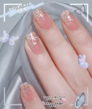 ネイル ラベンダー💖日暮里 ルル💖ネイルのネイルデザイン
