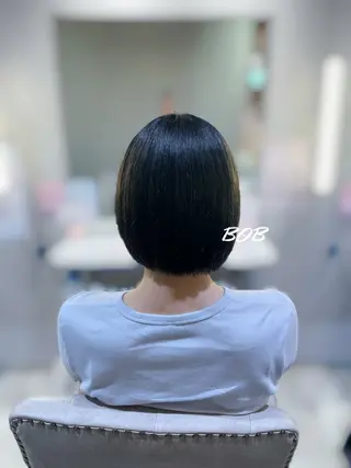 ショート 韓国風／ハイトーン AYAKAのヘアスタイル