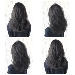 セミロング カラー 髪質改善特化KIZU /艶髪研究(京都)のヘアスタイル