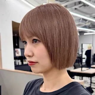 ショート カラー ヘアアレンジ 暖色/レイヤー/ショ ート/hana🌸のヘアスタイル