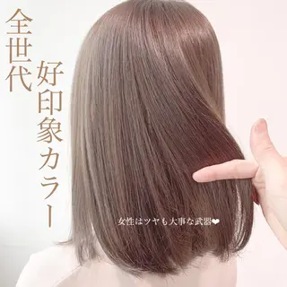 ミディアム カラー ヘアアレンジ キッズ ネイル マツエク・マツパ 当日予約⭕️ JUNYAのヘアスタイル