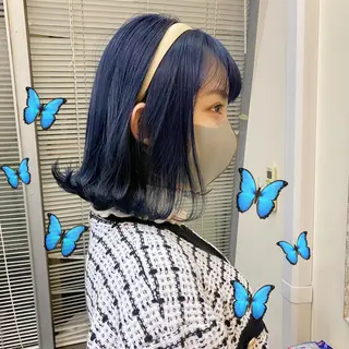 カラー 色落ちまで可愛い🧚 心斎橋hikaruのヘアスタイル
