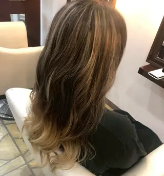 セミロング カラー 堀田 瑠依のマツエク・マツパデザイン