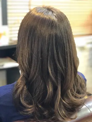 ミディアム カラー 増山 大起のヘアスタイル