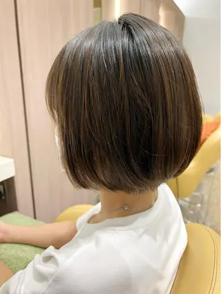 ショート カラー ヘアアレンジ 白髪ぼかし大人メンズ 根本零のヘアスタイル