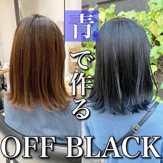 ミディアム カラー 髪質改善 RYOのヘアスタイル
