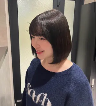 ショート カラー 《.Xian》ナツミ /ボブ/顔周りカットのヘアスタイル