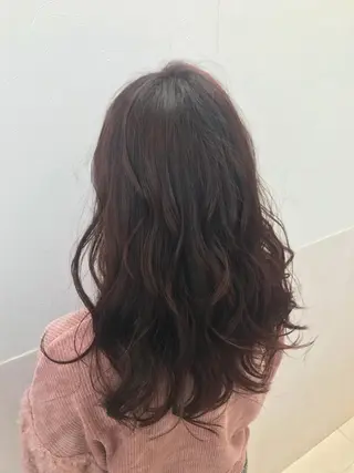 セミロング カラー Oopsレイヤー 加藤澄都のヘアスタイル