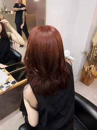 ミディアム カラー TAKI/暖色カラー 🍪/レイヤーカットのヘアスタイル